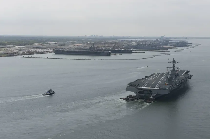 Map showing Middle East conflict zones and العسكرية activity areas - Mass Communication Specialist 2nd Class Ridge Leoni/U.S. Navy via AP
