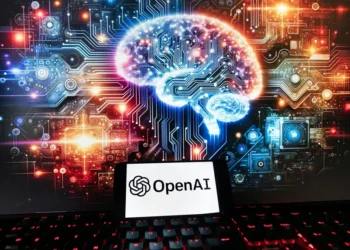 OpenAI logo representing enterprise AI strategy shift in competitive market - AP Photo/Michael Dwyer, File