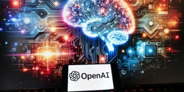 OpenAI logo representing enterprise AI strategy shift in competitive market - AP Photo/Michael Dwyer, File