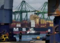 Cargo ships transiting Panama Canal amid US China sovereignty dispute - AP Photo/Matias Delacrox