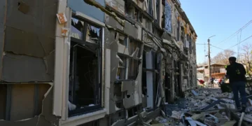 Drone strike damage in Odesa after Russia Ukraine cross-border attacks - AP Photo/Michael Shtekel