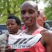 Sebastian Sawe crossing finish line breaking two hour marathon barrier - AP Photo/ian Walton