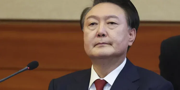 Yoon Suk Yeol arrives for Constitutional Court impeachment hearing - Kim Hong-Ji/Pool Photo via AP
