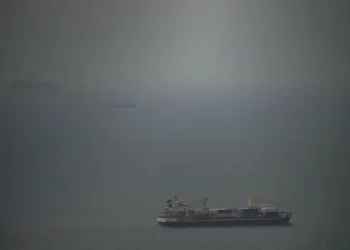 Oil tanker in Strait of Hormuz amid rising military tensions - AP Photo