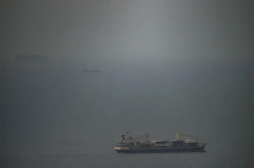 Oil tanker in Strait of Hormuz amid rising military tensions - AP Photo