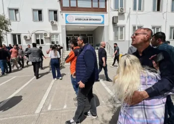 Police secure Turkish school after second shooting in two days - IHA via AP