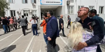 Police secure Turkish school after second shooting in two days - IHA via AP
