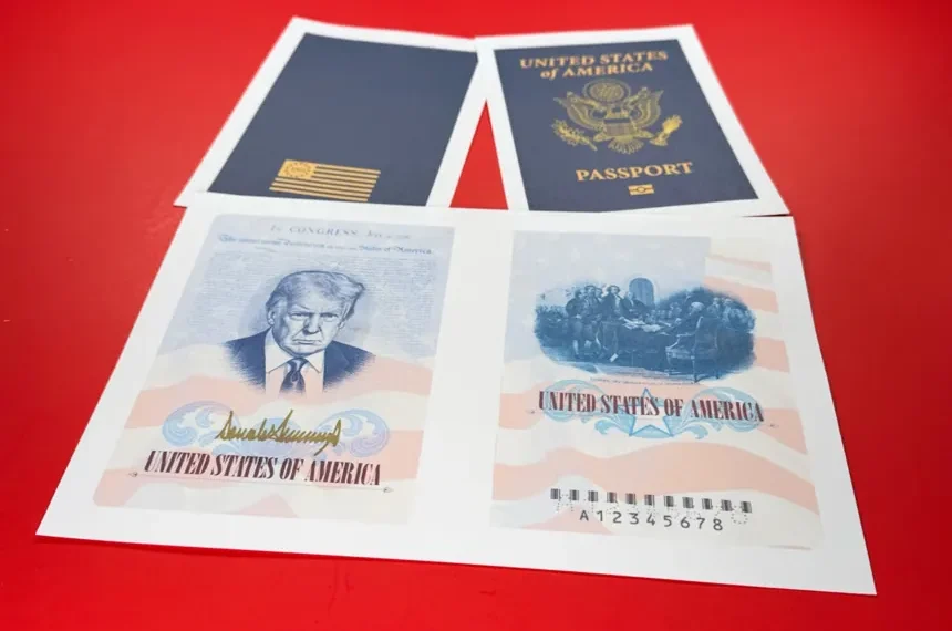 Commemorative US passport design linked to 250th anniversary celebrations - AP Photo/jon Elswick