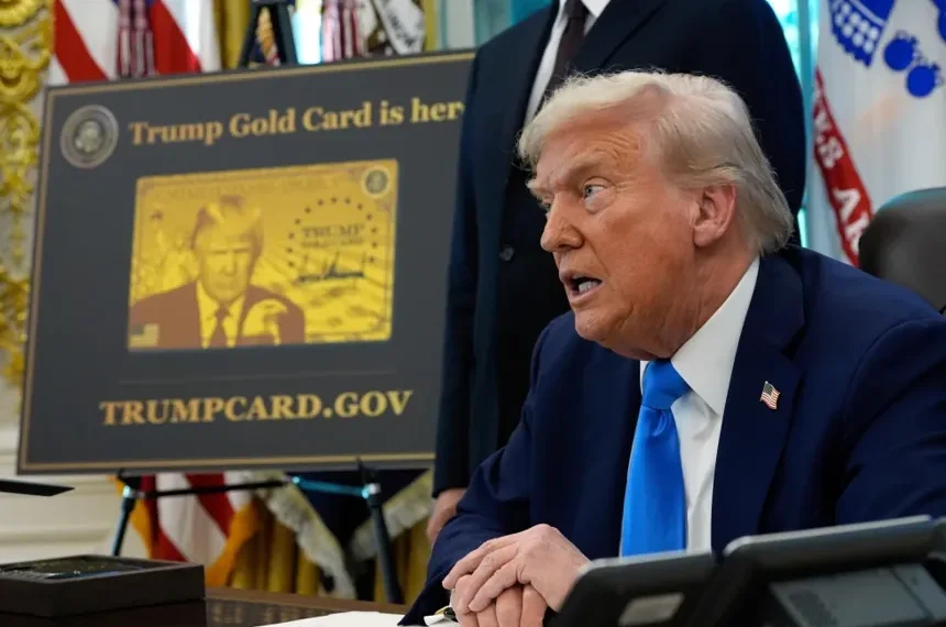 Trump gold card visa program approval announcement at White House - AP Photo/Alex Brandon, File