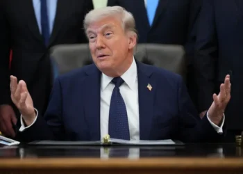 Trump announces drug pricing deal with Regeneron policy initiative - AP Photo/Mark Schiefelbein