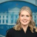 White House press secretary Karoline Leavitt during official media briefing - Jim Watson/AFP via Getty Images