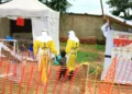 Health workers responding to Ebola outbreak in Ituri Congo - AP Photo/Al-hadji Kudra Maliro, File
