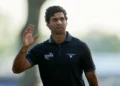 Aaron Rai celebrates after winning the 2026 PGA Championship at Aronimink - AP Photo/Matt Slocum