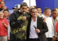 Alex Saab appears alongside Nicolás Maduro during an official event in Venezuela - AP Photo/Jesus Vargas, File