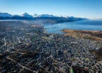 Ushuaia port in Argentina during hantavirus outbreak investigation - AP Photo/Joel Reyero