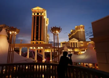 Palace on the Las Vegas Strip during acquisition announcement - AP Photo/John Locher, File