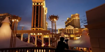 Palace on the Las Vegas Strip during acquisition announcement - AP Photo/John Locher, File