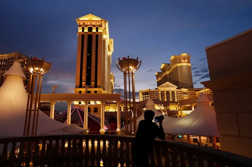 Palace on the Las Vegas Strip during acquisition announcement - AP Photo/John Locher, File