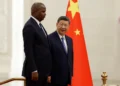Cargo shipment from Africa entering Chinese port under new tariff policy - Haruna Furuhashi/Pool, via AP