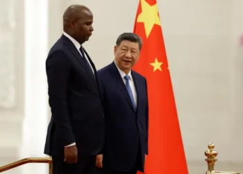 Cargo shipment from Africa entering Chinese port under new tariff policy - Haruna Furuhashi/Pool, via AP