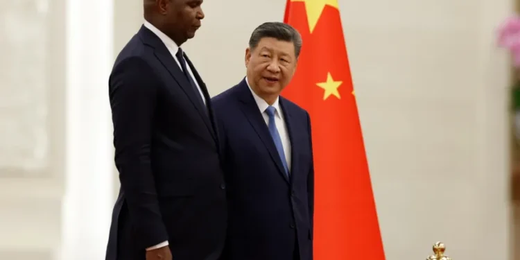 Cargo shipment from Africa entering Chinese port under new tariff policy - Haruna Furuhashi/Pool, via AP