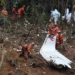 Investigators examine wreckage linked to the 2022 China Eastern plane crash - Lu Boan/Xinhua via AP, File
