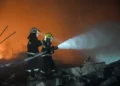Rescue teams respond to deadly fireworks factory explosion in China - Chen Sihan/Xinhua via AP