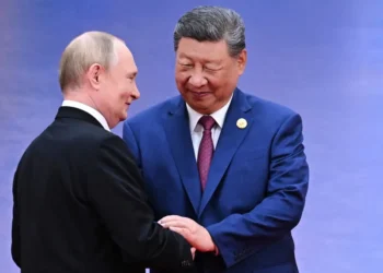 Vladimir Putin and Xi Jinping meeting in Beijing during diplomatic talks - Sergei Bobylev, Sputnik, Kremlin Pool Photo via AP, File