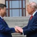 Donald Trump and Xi Jinping during bilateral talks in Beijing - Kenny Holston/Pool Photo via AP
