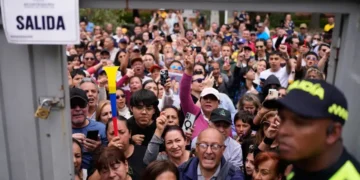 Colombian voters and candidates participate in presidential election day - AP Photo/Matias Delacroix