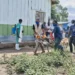 Health workers in protective gear responding to Ebola outbreak in Congo - AP Photo/Dirole Lotsima Dieudonne