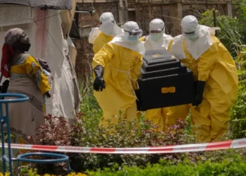 Health workers respond to Ebola outbreak in eastern Congo - AP Photo/Moses Sawasawa
