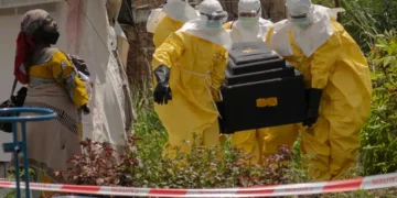 Health workers respond to Ebola outbreak in eastern Congo - AP Photo/Moses Sawasawa