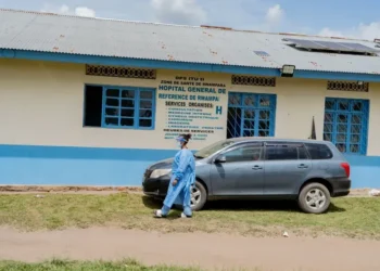 Health workers responding to Ebola outbreak in eastern Congo - AP Photo/Jorkim Jotham Pituwa