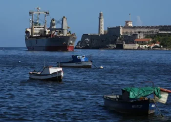 Humanitarian aid ship arrives in Havana harbor amid Cuba crisis - AP Photo/Ramon Espinosa