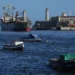 Humanitarian aid ship arrives in Havana harbor amid Cuba crisis - AP Photo/Ramon Espinosa