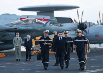 French aircraft carrier Charles de Gaulle moves toward Gulf region - Gonzalo Fuentes/Pool Photo via AP, File