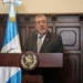 Guatemalan President Bernardo Arévalo addresses reporters in Guatemala City - AP Photo/Moises Castillo, File