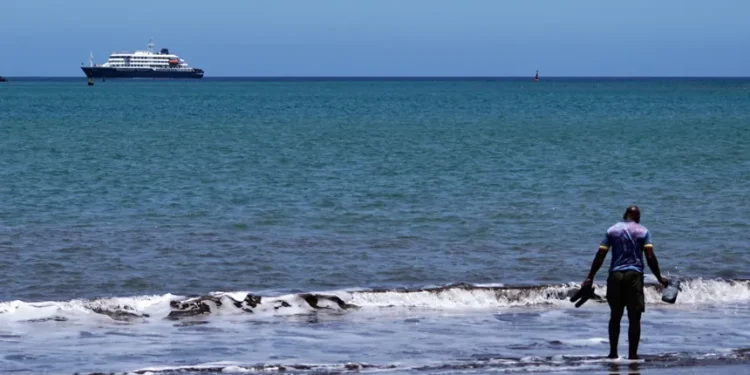 Cruise ship Hondius stranded off Cape Verde amid hantavirus outbreak - AP Photo/Arilson Almeida