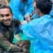 Rescue divers search flooded cave in central Laos for missing villagers - Metta Tham Rescue Kalasin via AP