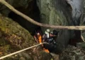 Rescue divers search flooded cave for missing villagers in Laos - Metta Tham Rescue Kalasin via AP