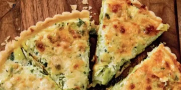 Classic leek quiche representing French culinary training tradition - Maura Mcevoy/Voracious via AP
