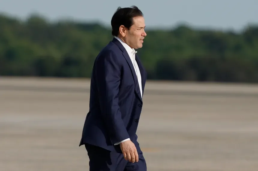 Marco Rubio attending NATO diplomatic meetings in Europe - AP Photo/Luis M. Alvarez