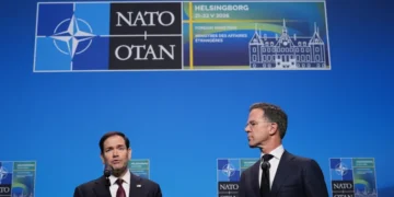 NATO officials discuss U.S. troop deployments in Europe - AP Photo/Julia Demaree Nikhinson, Pool