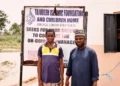 Nigerian security forces and residents after a school attack in Borno state - AP Photo/Haruna Yahaya