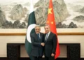 Pakistan navy Hangor submarine commissioning ceremony in China - Cai Yang/Xinhua via AP
