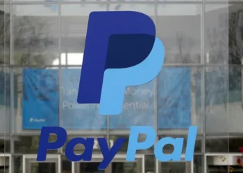 PayPal logo displayed amid rising digital payments competition - AP Photo/Jeff Chiu, File