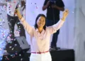 Keiko Fujimori and Roberto Sánchez during Peru presidential campaign events - AP Photo/Guadalupe Pardo