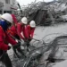 Rescue workers search through rubble after hotel collapse in Pampanga - AP Photo/Aaron Favila