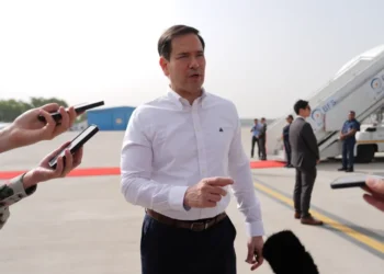 Marco Rubio during diplomatic meetings in India - AP Photo/Julia Demaree Nikhinson, Pool